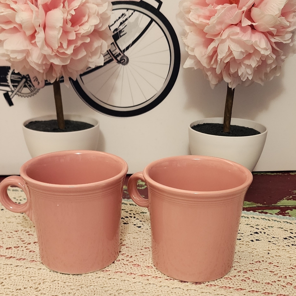 Fiestaware Pink Mugs